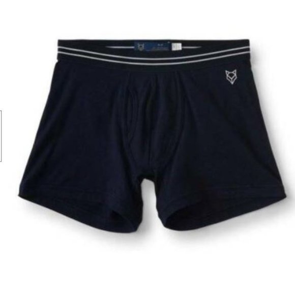 Mens Boxer Briefs Underwear Small Prince & Fox by Aeropostale 2 Pr Gray & Black - Picture 2 of 7